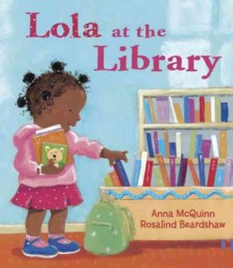 lola at the library book cover