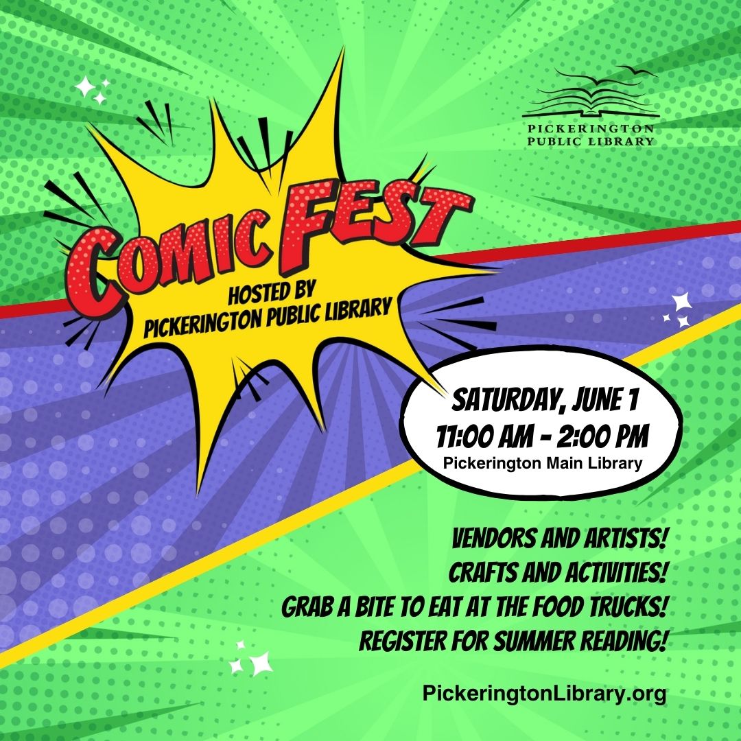 Comic Fest 2024 June 1 Pickerington Public Library